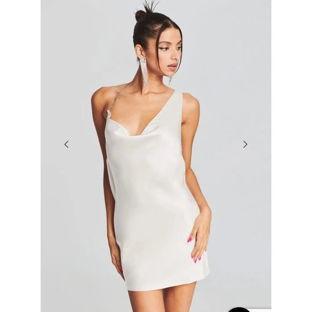 retrofete Mirabel Dress White Mini Party Wedding